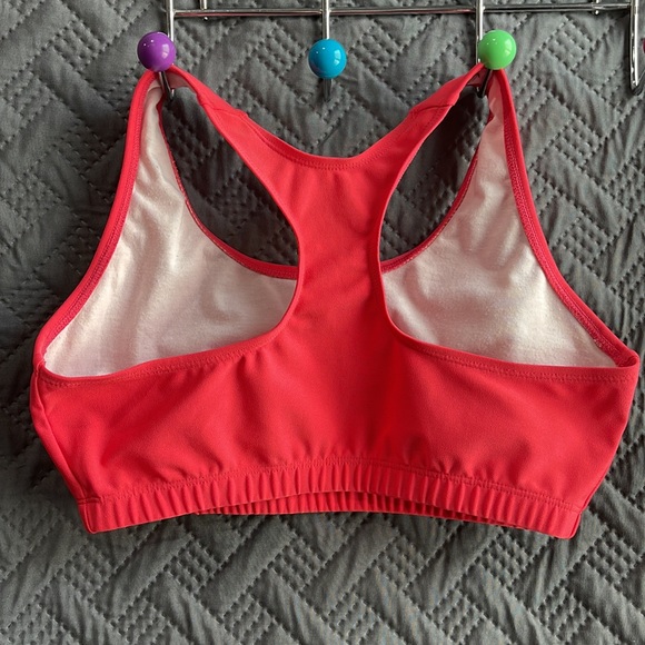 ASPIRE Melon Pink Racerback Athletic Yoga Sports Bra - Picture 2 of 6